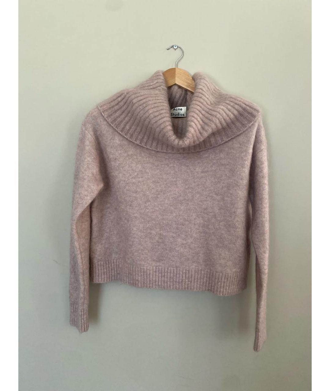 ACNE STUDIOS Розовый шерстяной джемпер / свитер, фото 4