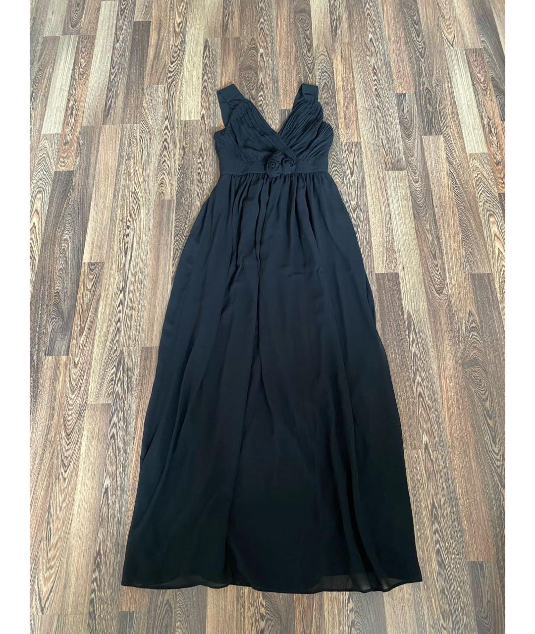 ERMANNO ERMANNO Черное полиэстеровое вечернее платье, фото 7