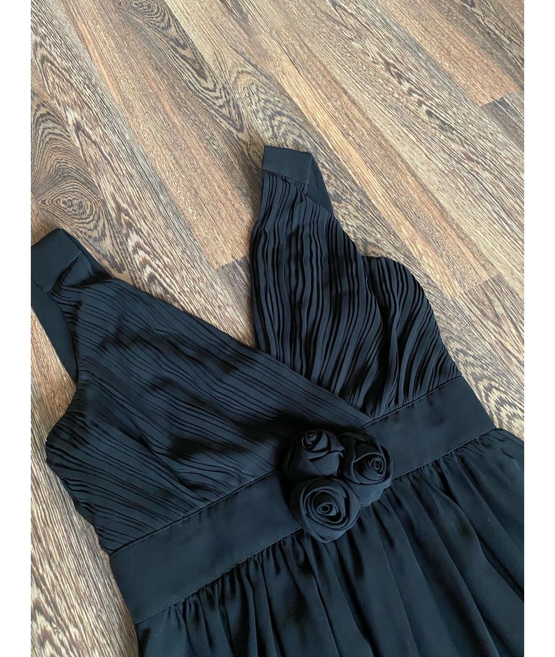 ERMANNO ERMANNO Черное полиэстеровое вечернее платье, фото 3