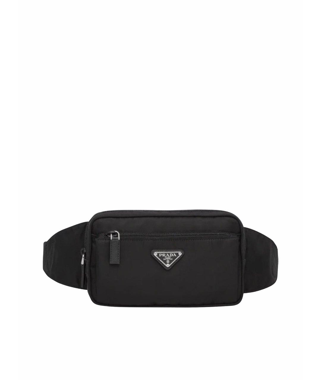 PRADA Черная поясная сумка, фото 1