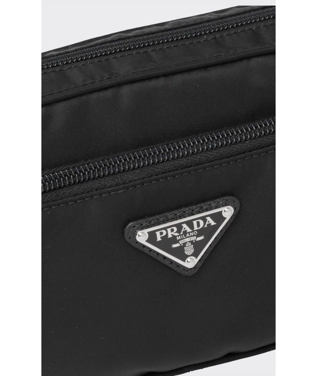 PRADA Черная поясная сумка, фото 3