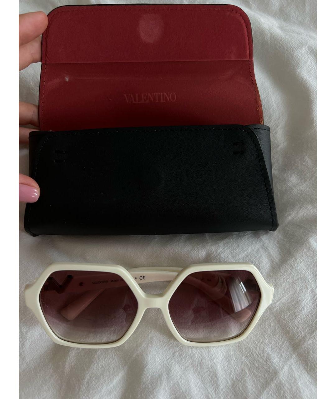 RED VALENTINO Бежевые солнцезащитные очки, фото 3