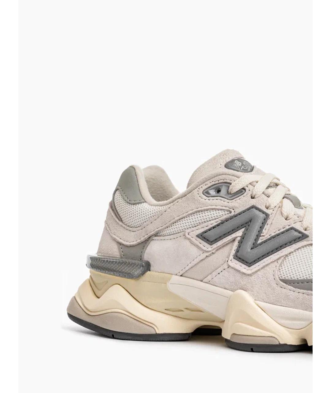 NEW BALANCE Бежевые замшевые кроссовки, фото 4