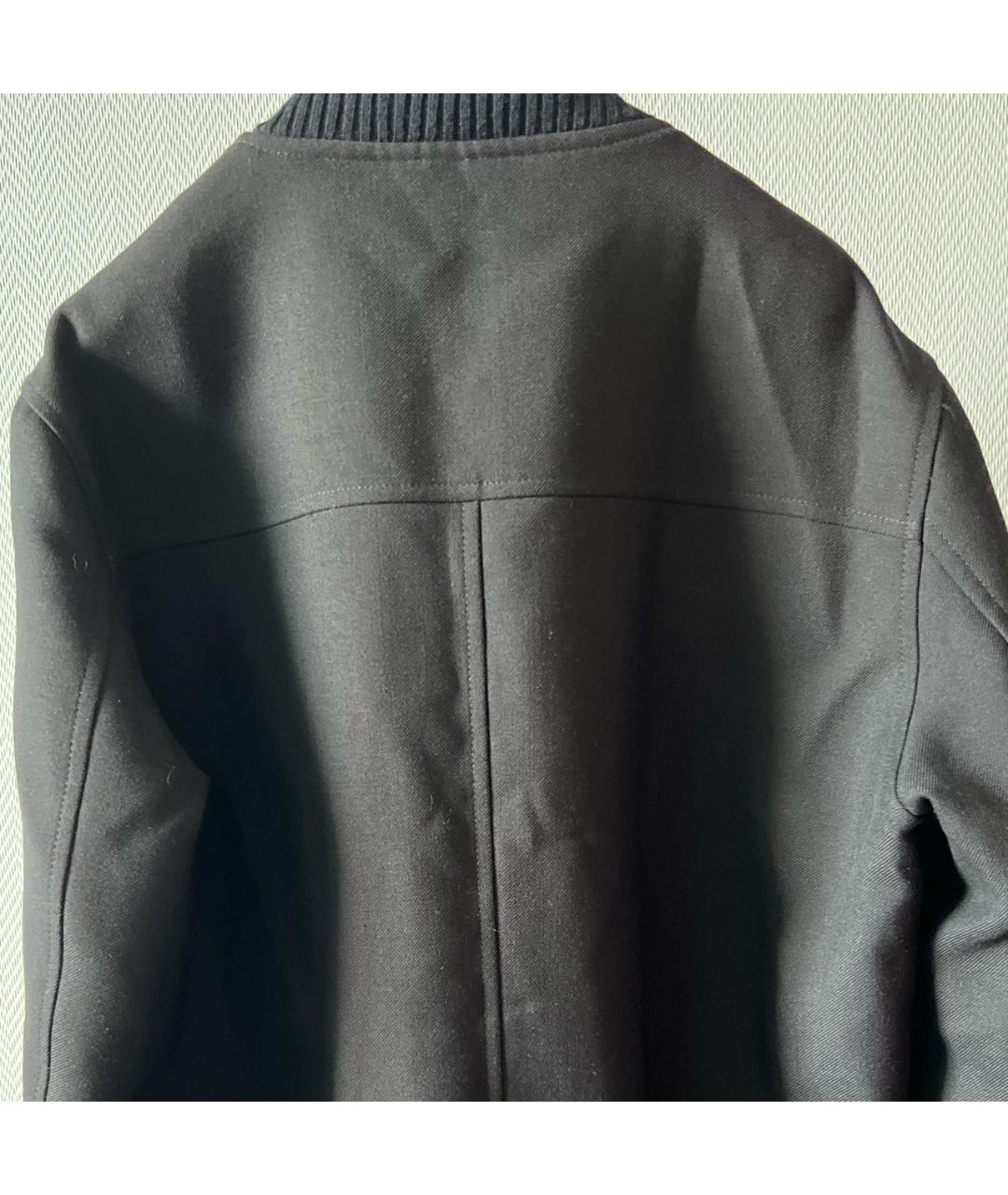 SANDRO Темно-синяя шерстяная куртка, фото 3
