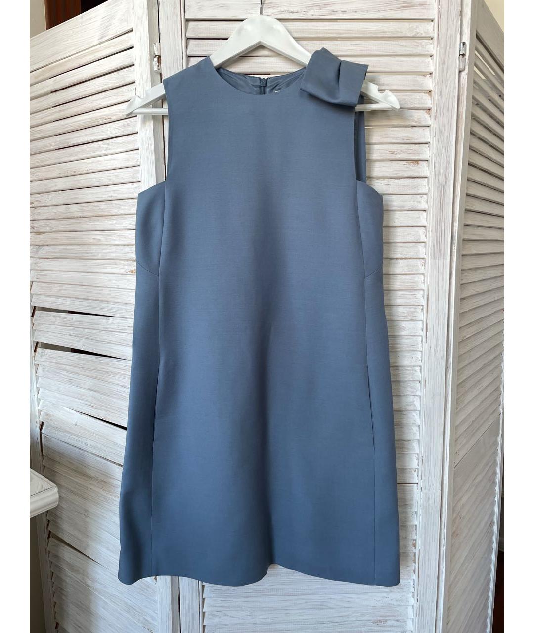 VALENTINO Голубое коктейльное платье, фото 2