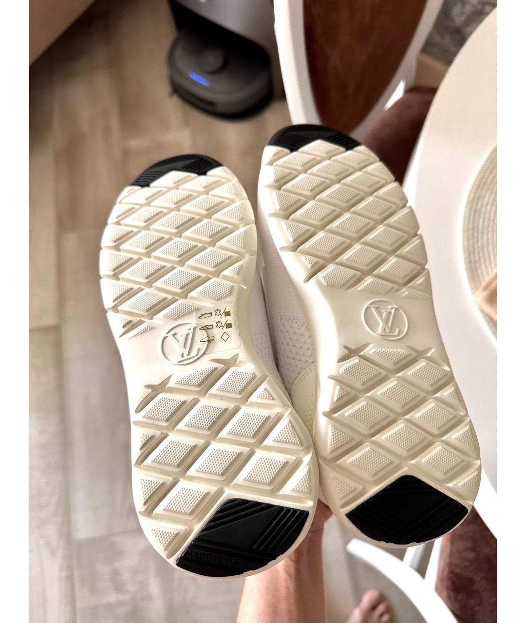 LOUIS VUITTON Белые текстильные кроссовки, фото 3