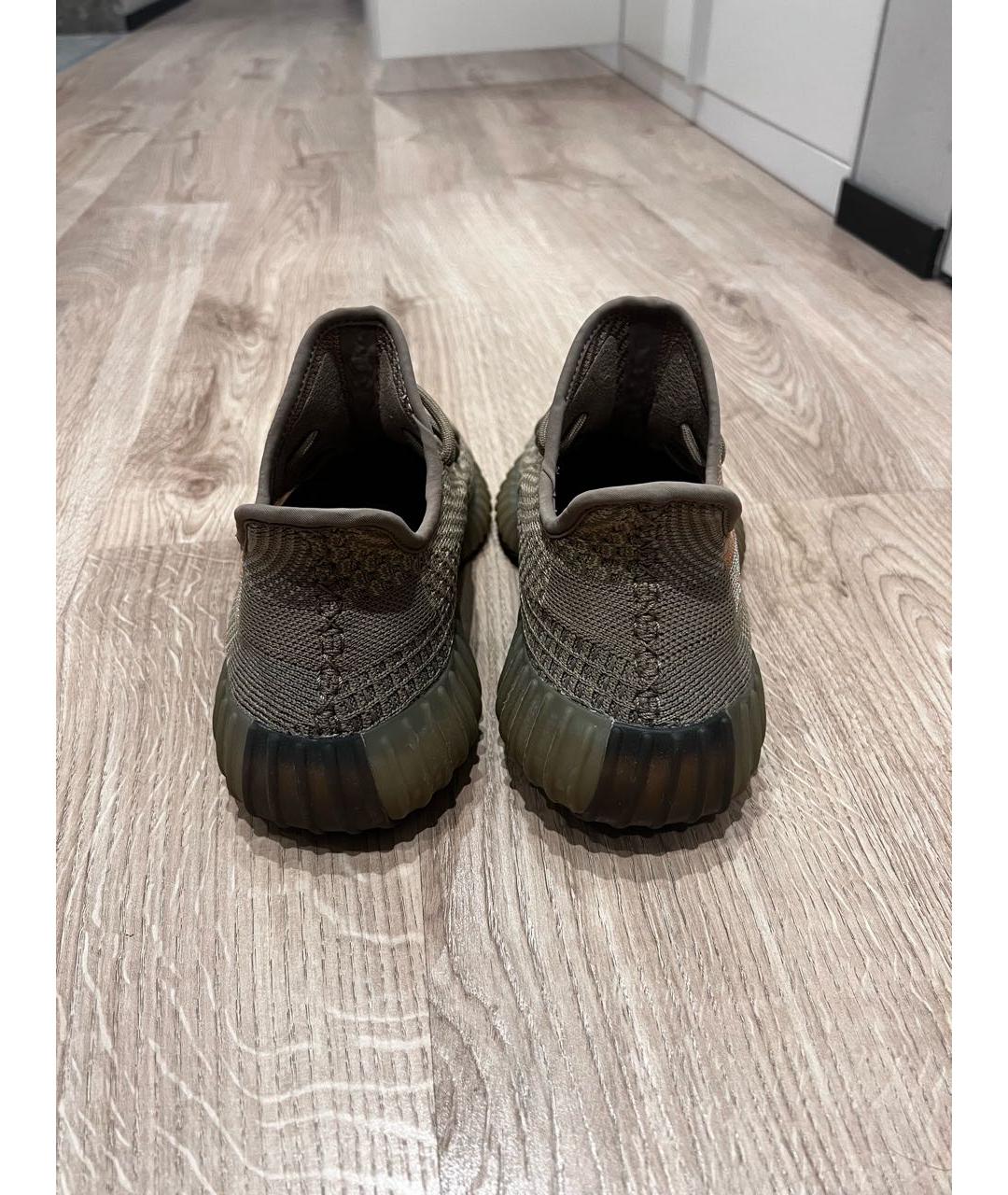 ADIDAS YEEZY Горчичные текстильные кроссовки, фото 4