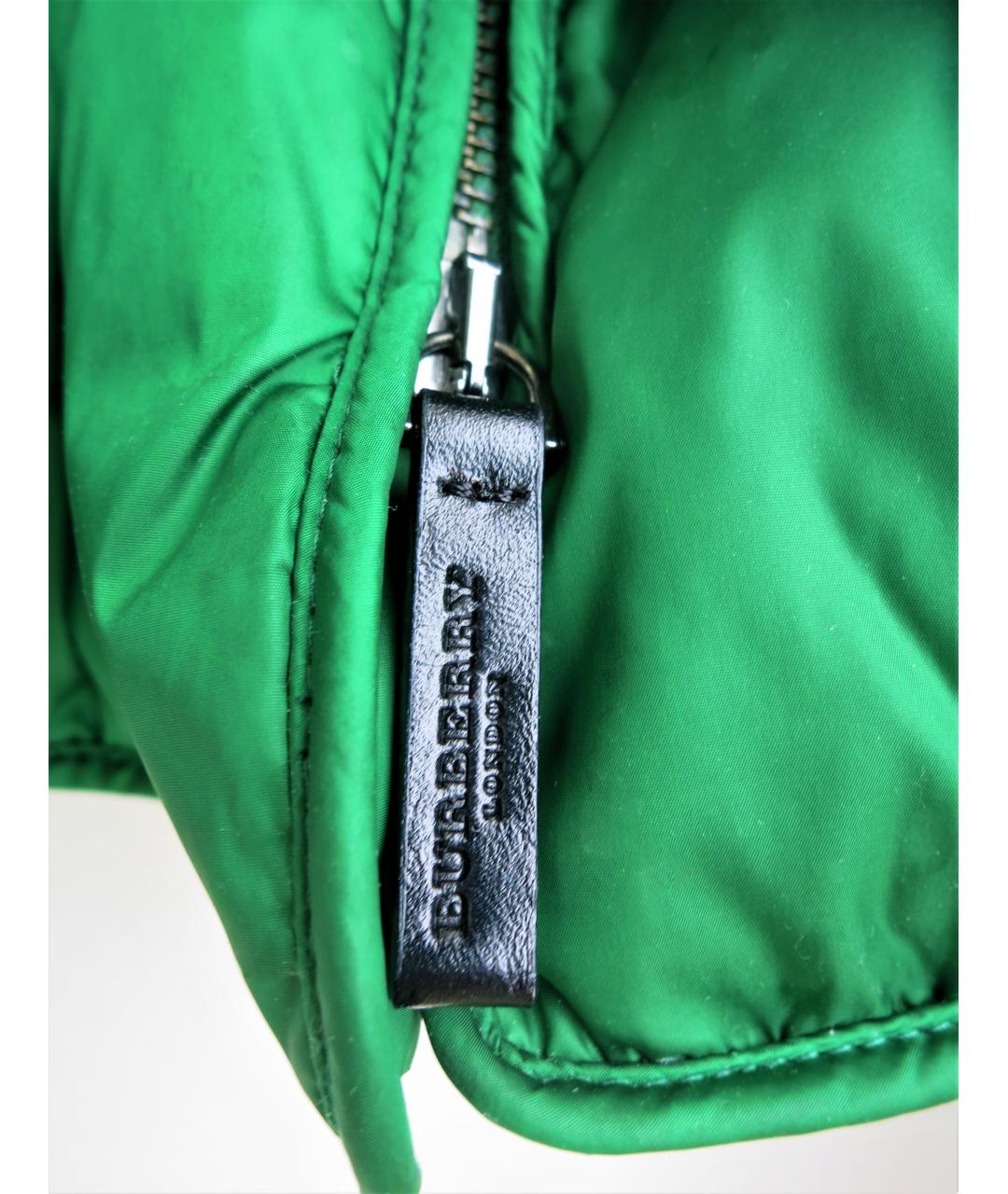 BURBERRY Зеленая куртка, фото 9