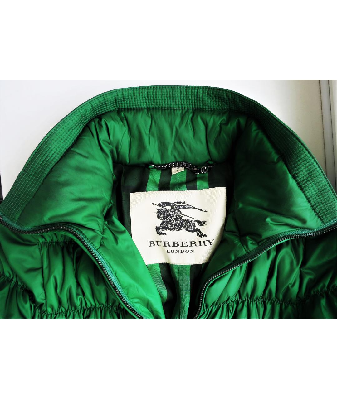 BURBERRY Зеленая куртка, фото 8