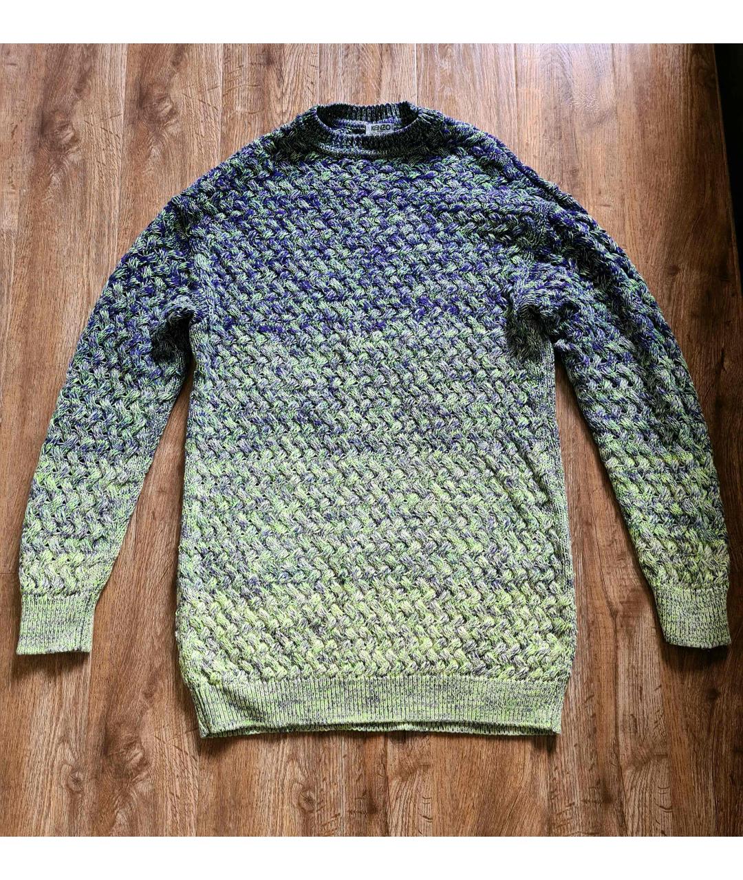 KENZO Мульти хлопковый джемпер / свитер, фото 5