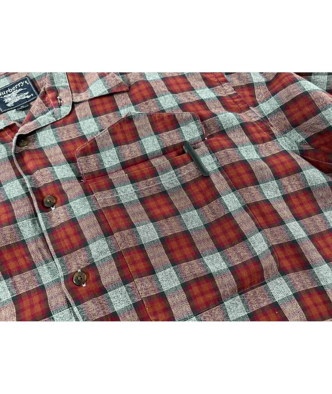 BURBERRY Красная классическая рубашка, фото 6