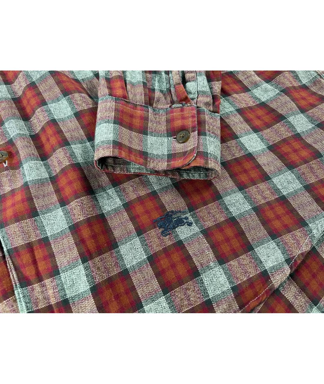 BURBERRY Красная классическая рубашка, фото 4