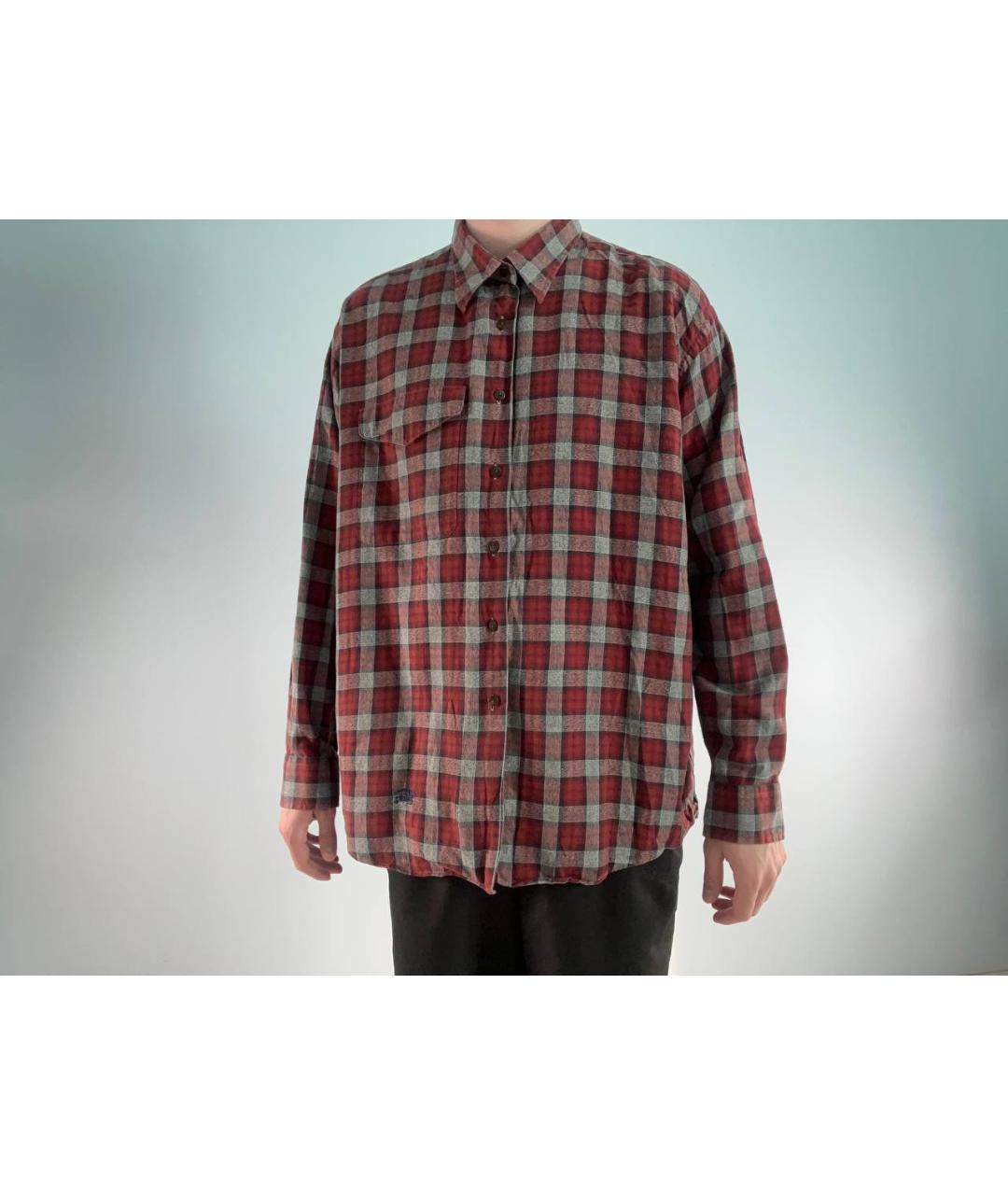 BURBERRY Красная классическая рубашка, фото 2