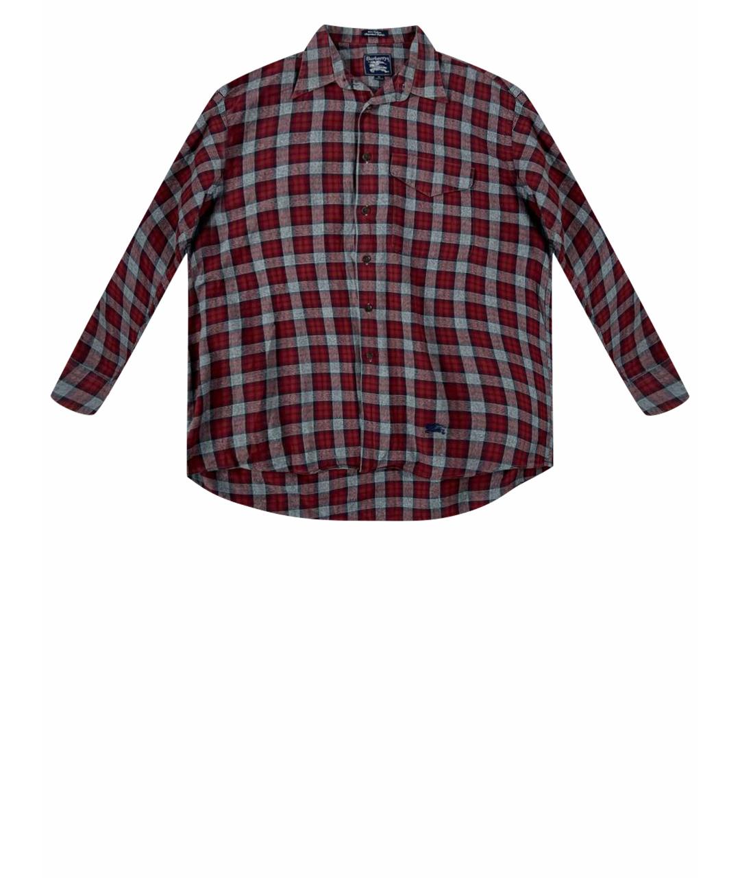 BURBERRY Красная классическая рубашка, фото 1