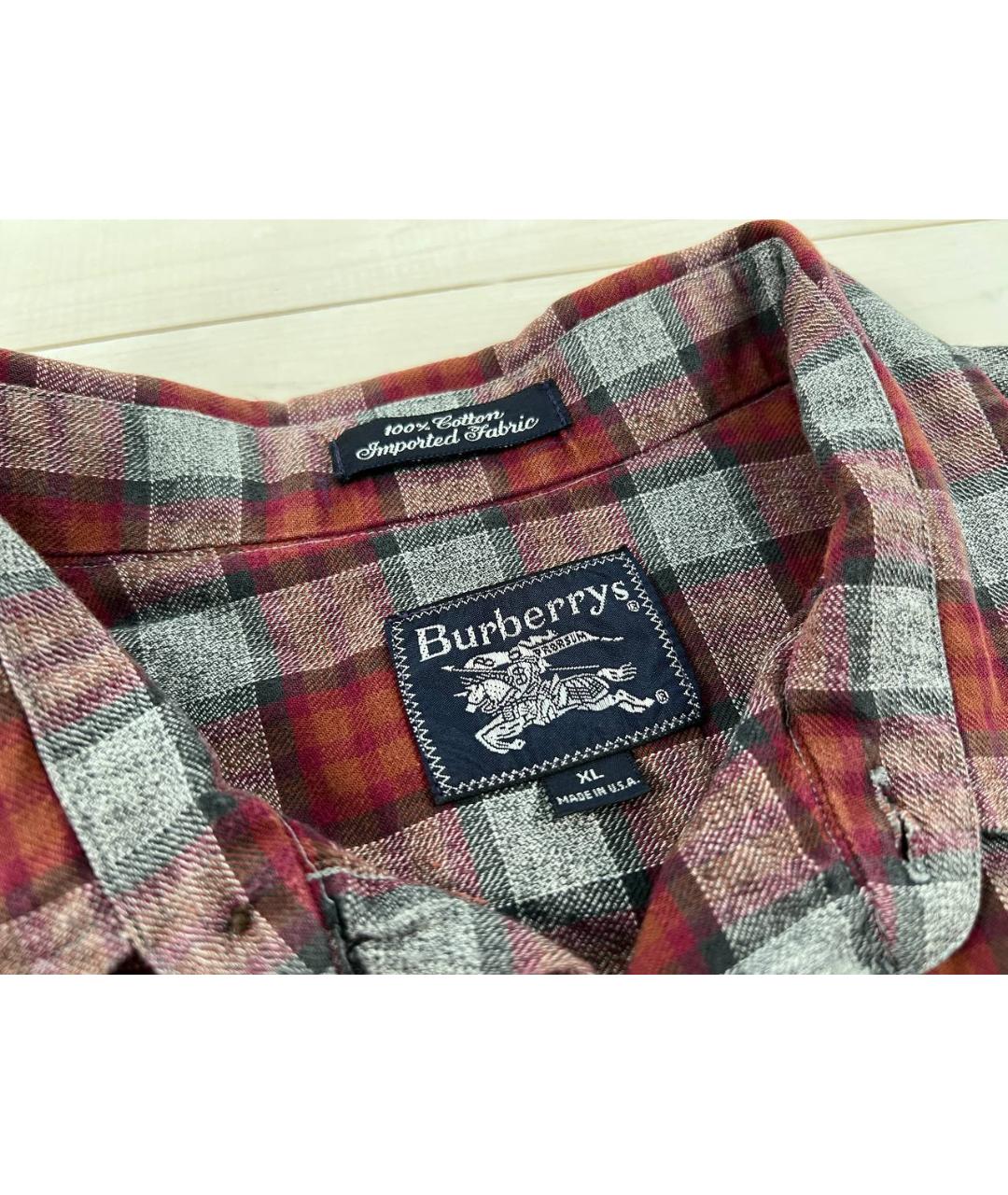 BURBERRY Красная классическая рубашка, фото 7