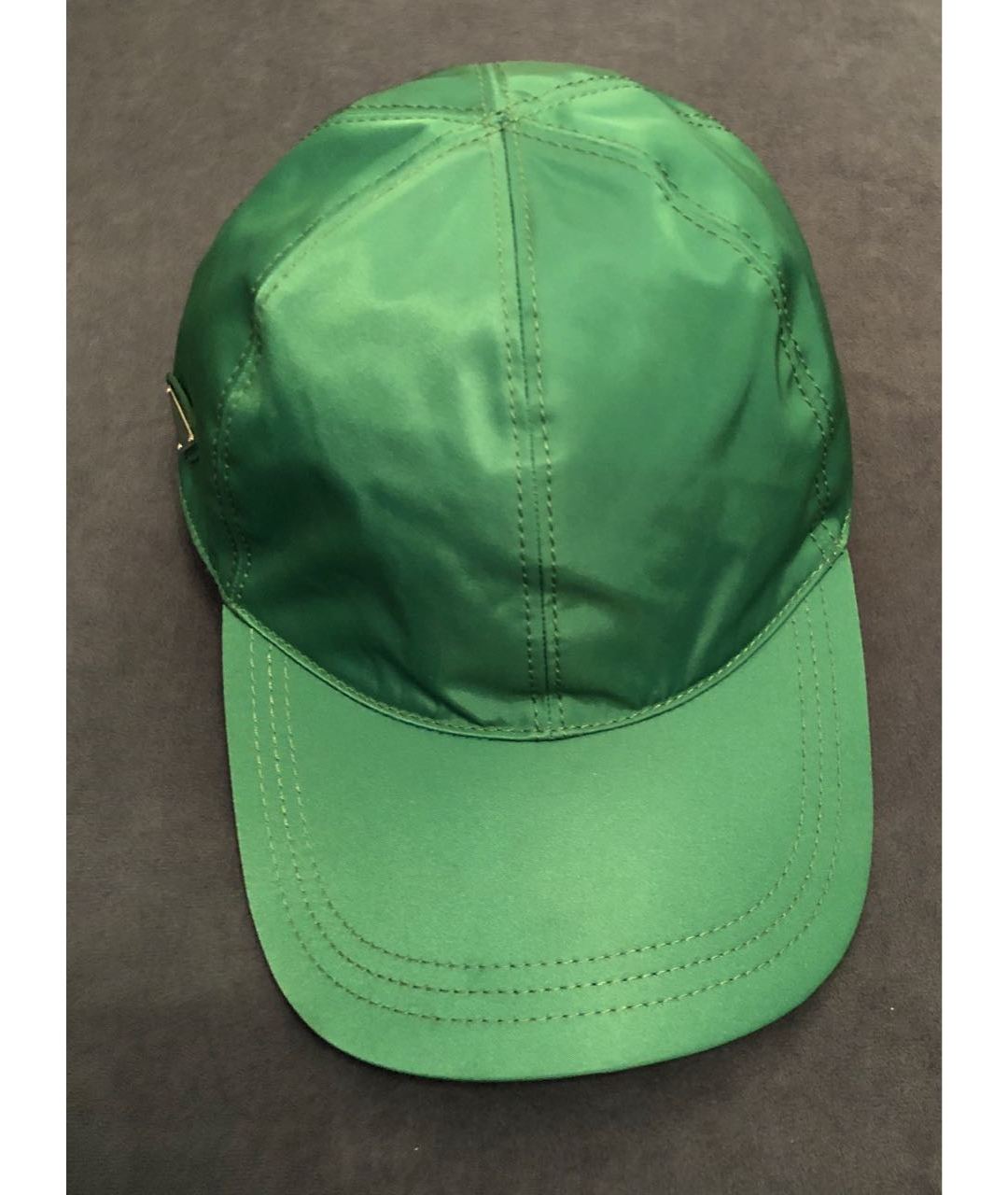 PRADA Зеленая синтетическая кепка, фото 2