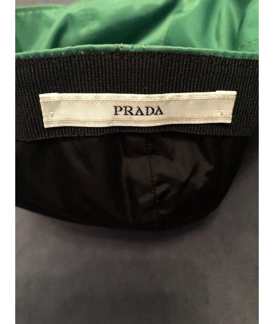 PRADA Зеленая синтетическая кепка, фото 6