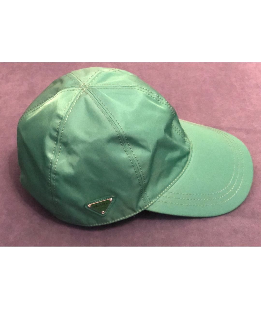 PRADA Зеленая синтетическая кепка, фото 8