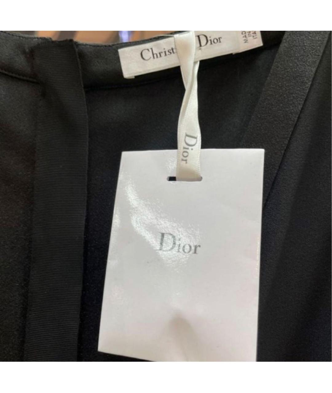 CHRISTIAN DIOR Черное коктейльное платье, фото 4