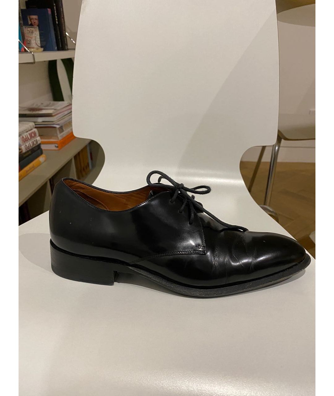 CELINE PRE-OWNED Черные ботинки из лакированной кожи, фото 8