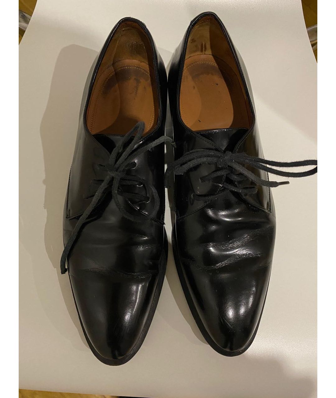 CELINE PRE-OWNED Черные ботинки из лакированной кожи, фото 3