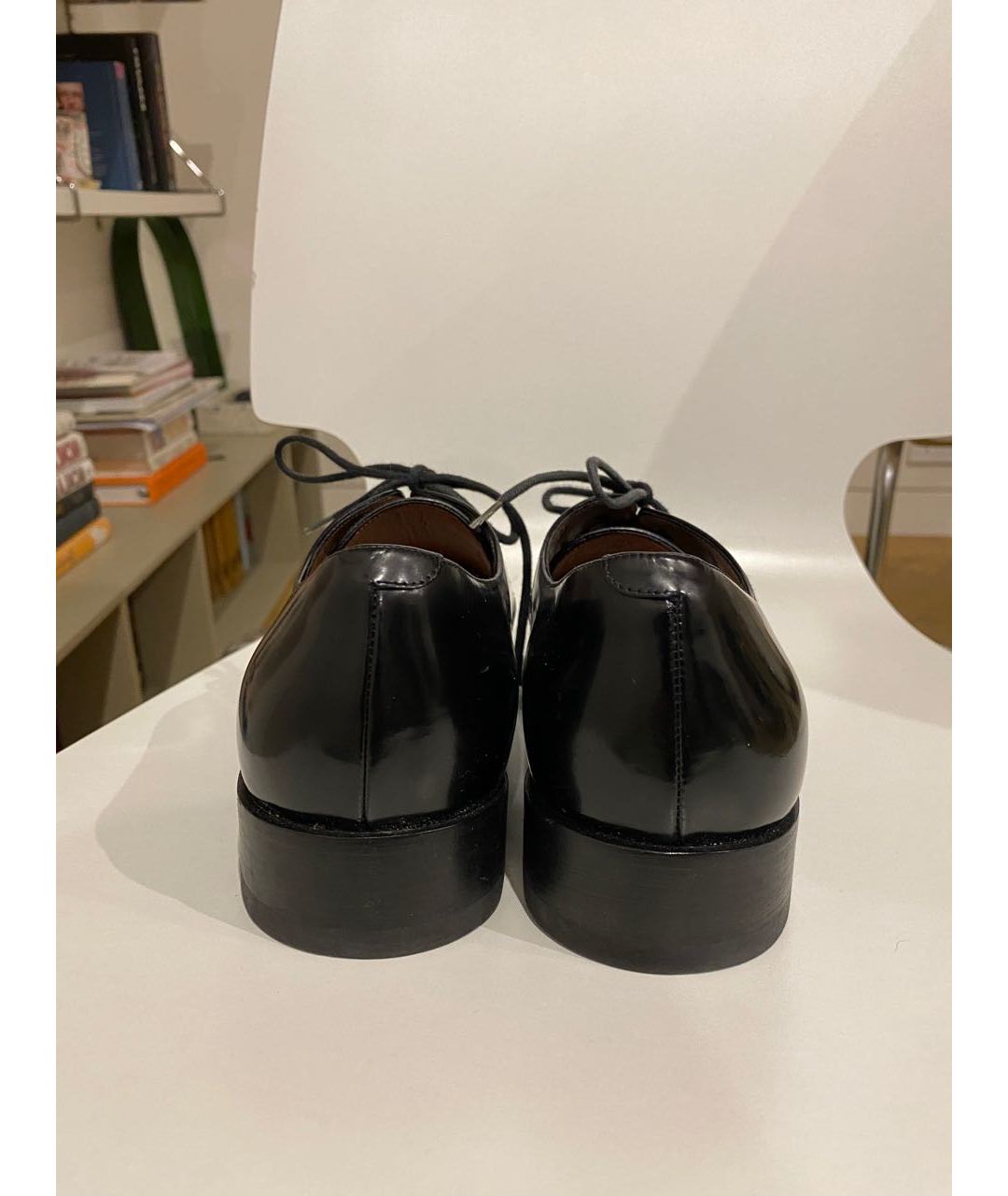 CELINE PRE-OWNED Черные ботинки из лакированной кожи, фото 4