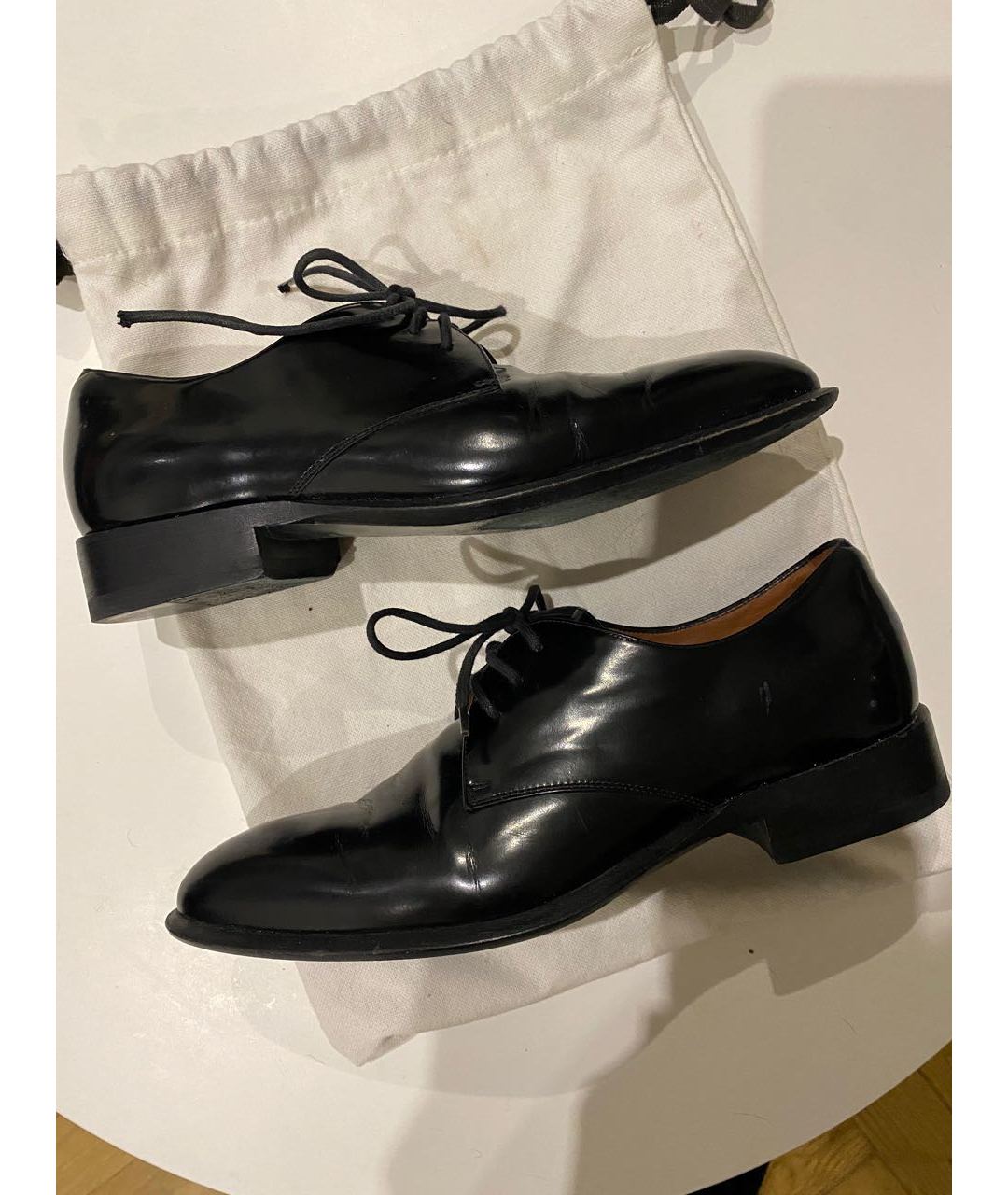 CELINE PRE-OWNED Черные ботинки из лакированной кожи, фото 7