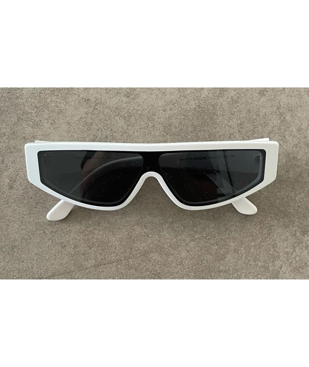 VALENTINO Белые пластиковые солнцезащитные очки, фото 8