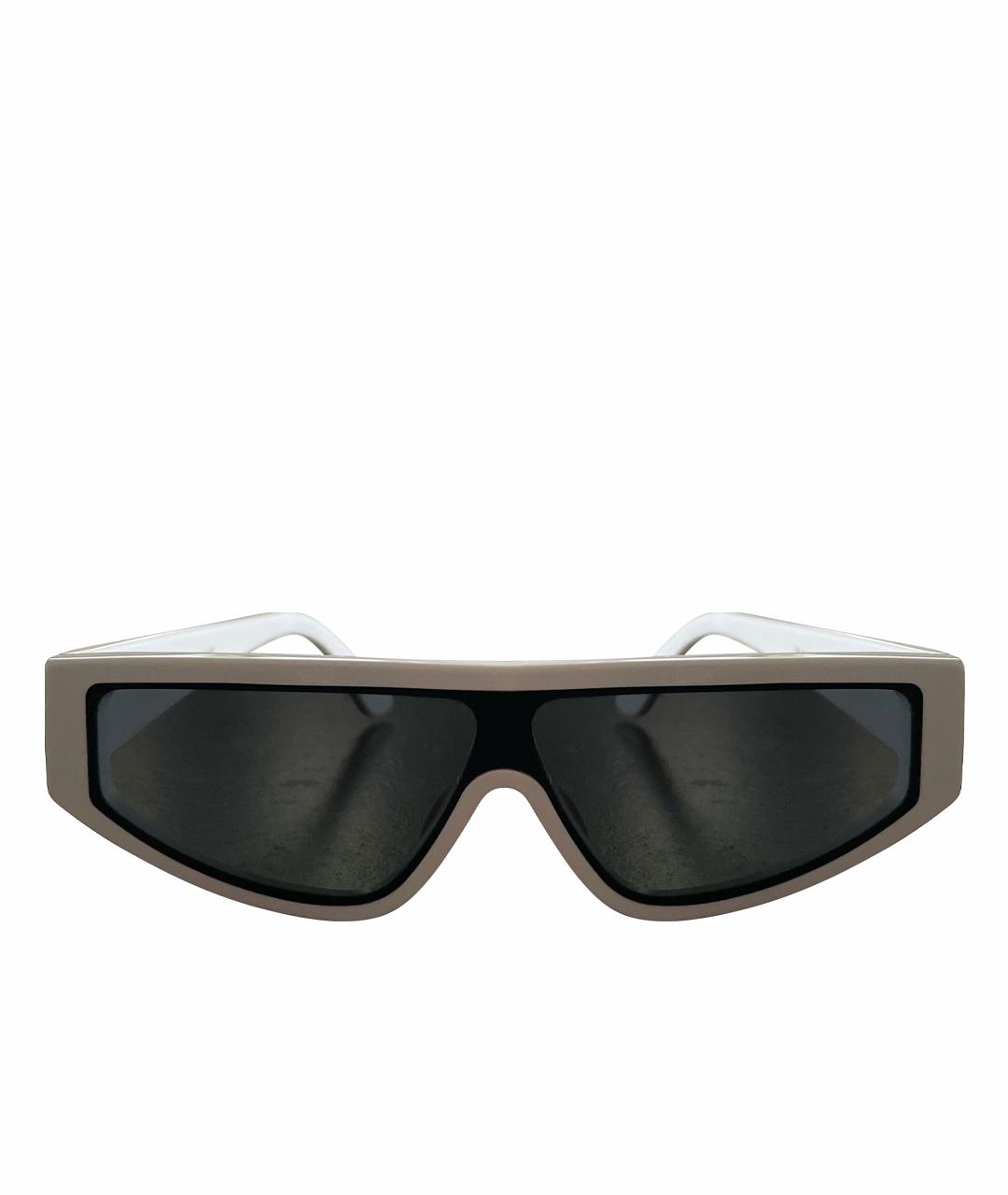 VALENTINO Белые пластиковые солнцезащитные очки, фото 1