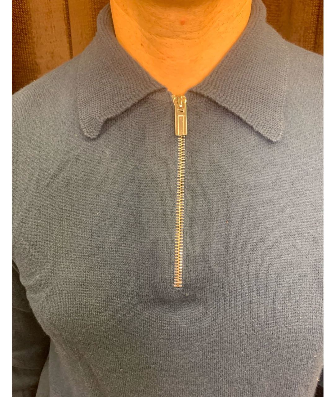 HERMES PRE-OWNED Голубой кашемировый джемпер / свитер, фото 3