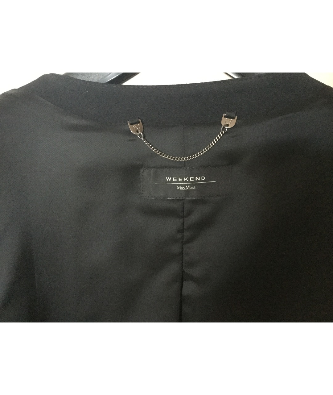 WEEKEND MAX MARA Черный полиэстеровый жакет/пиджак, фото 3