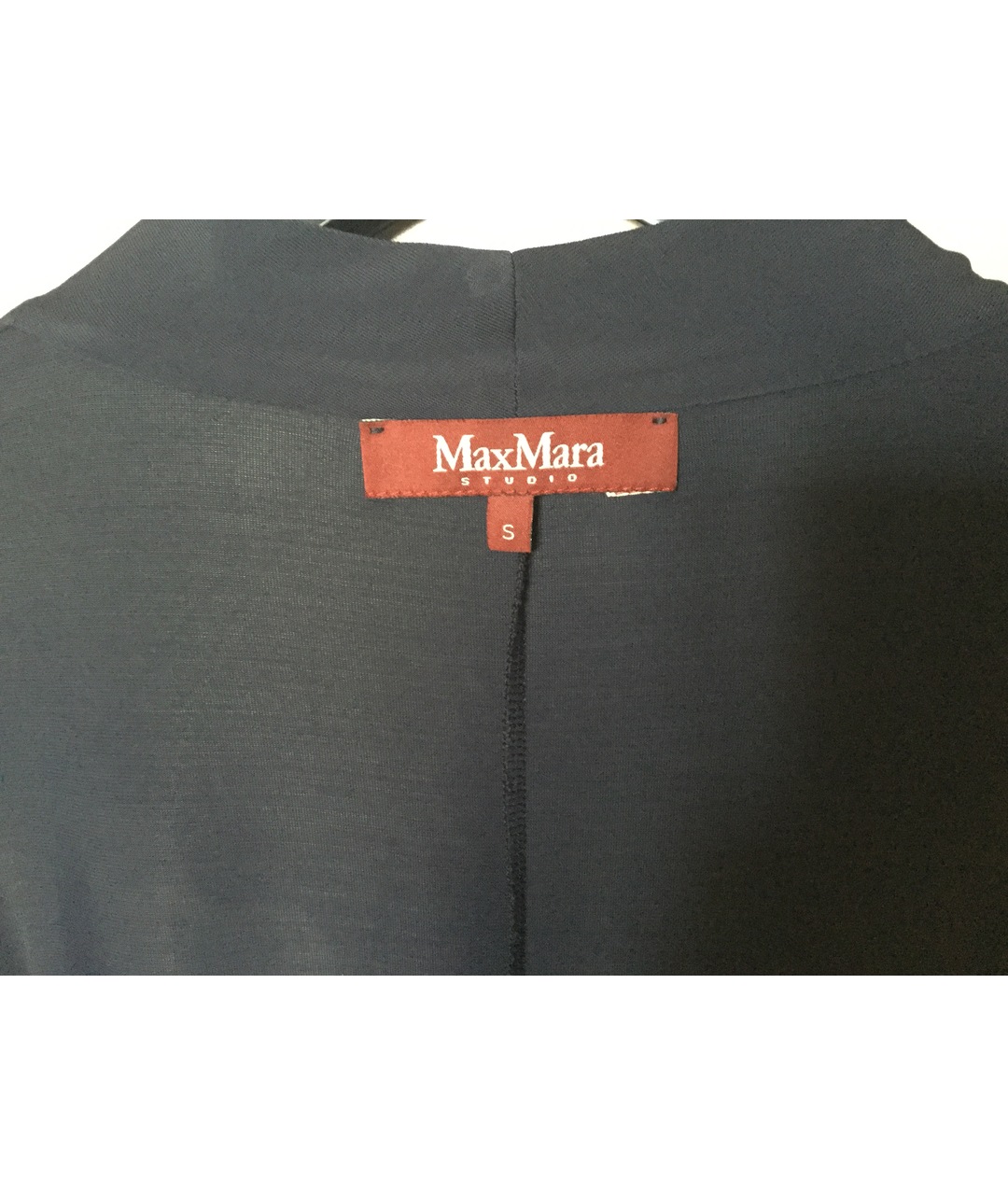 MAX MARA STUDIO Темно-синяя вискозная рубашка, фото 3