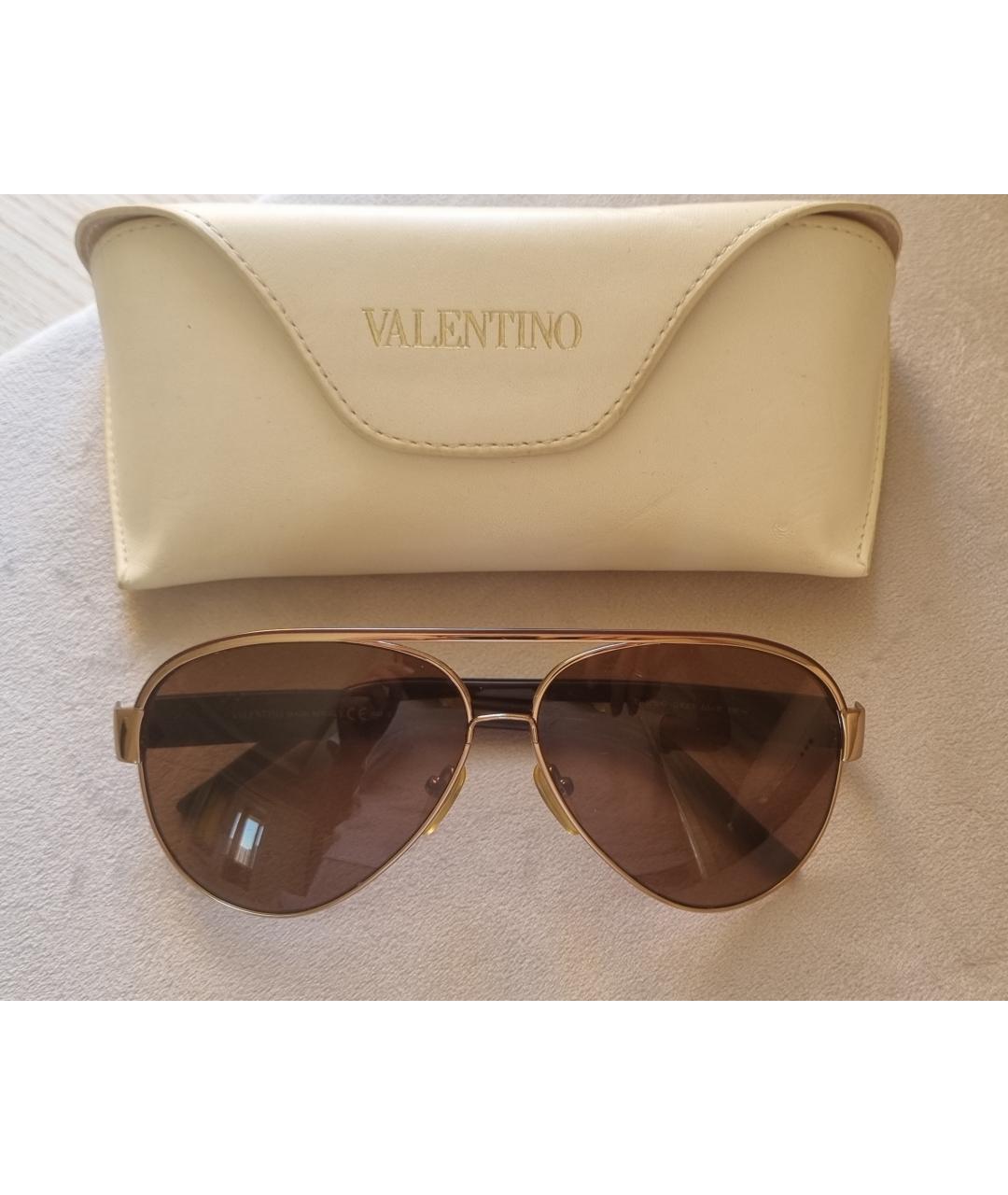 VALENTINO Коричневые солнцезащитные очки, фото 7