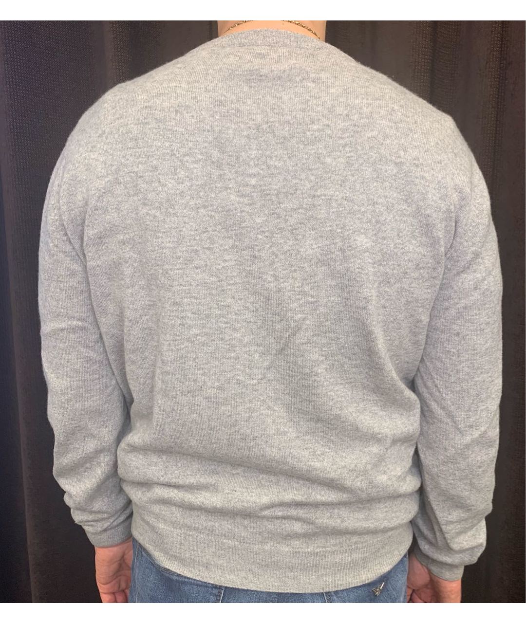 HERMES PRE-OWNED Серый кашемировый джемпер / свитер, фото 2