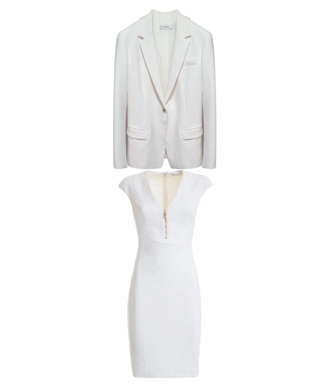 VERSACE COLLECTION Белый креповый костюм с юбками, фото 1