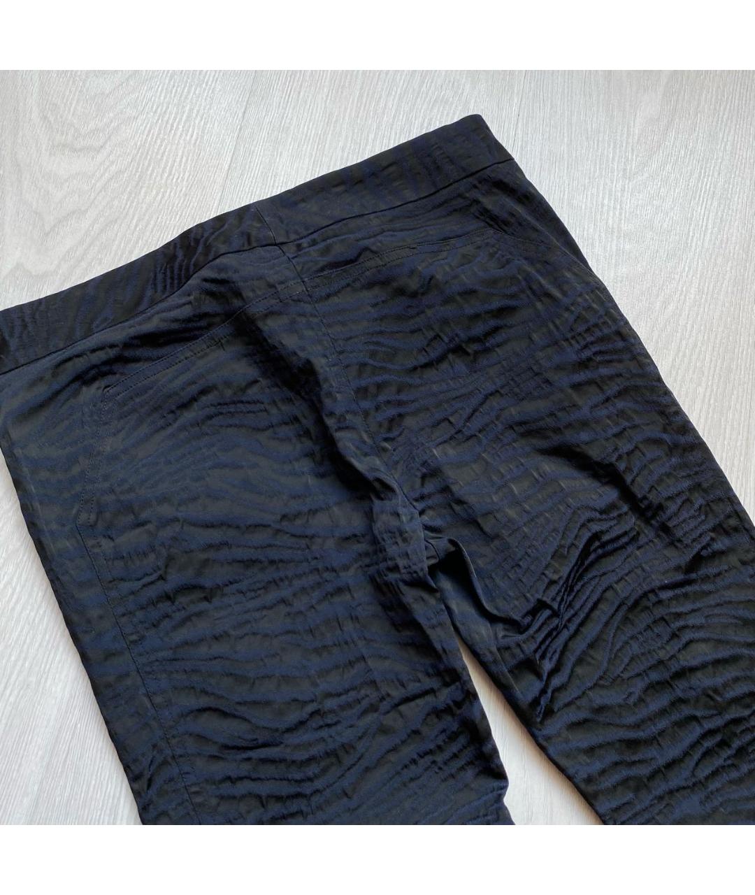 DIANE VON FURSTENBERG Темно-синие ацетатные брюки узкие, фото 7