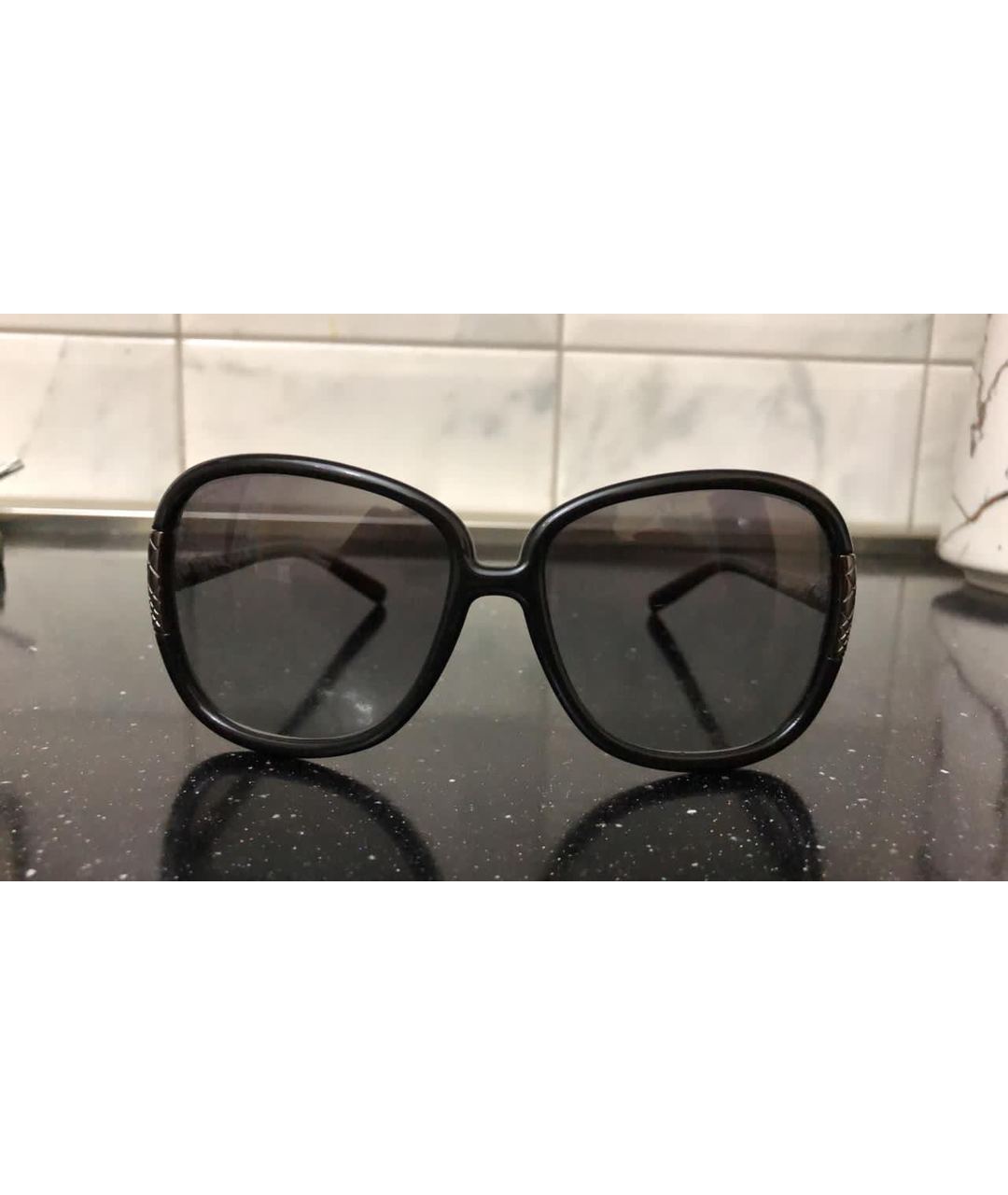 BURBERRY Черные солнцезащитные очки, фото 8