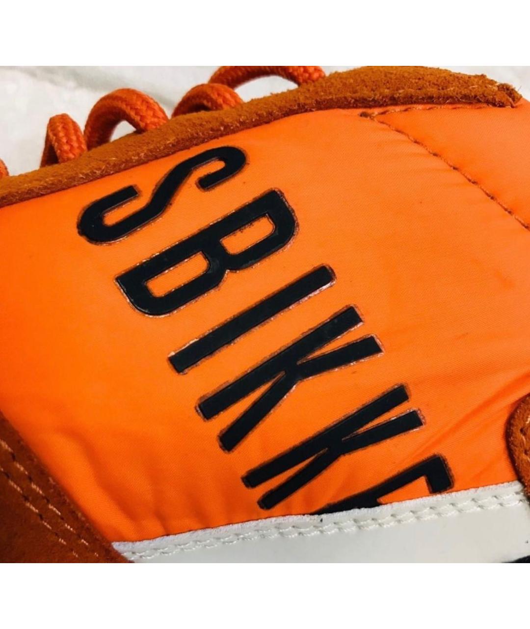 BIKKEMBERGS Оранжевое замшевые кроссовки, фото 5
