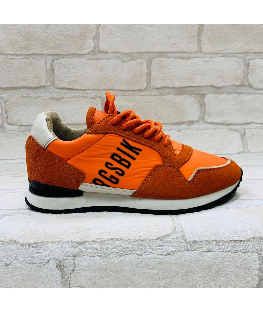 BIKKEMBERGS Оранжевое замшевые кроссовки, фото 9
