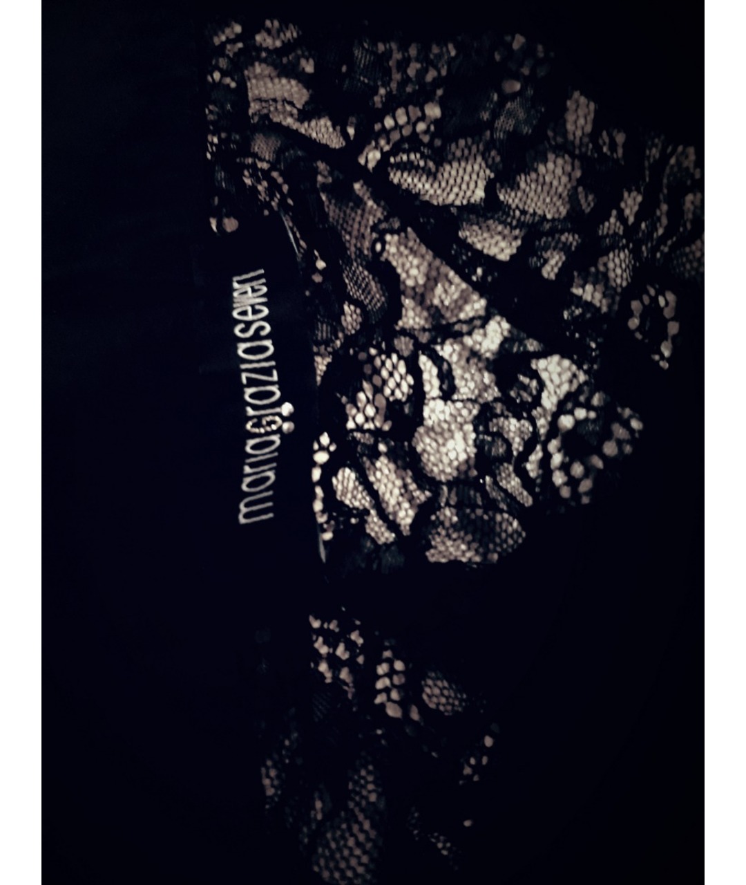 MARIA GRAZIA SEVERI Черная кружевная рубашка, фото 4
