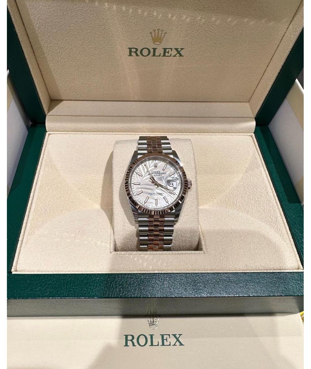 ROLEX Розовые часы из розового золота, фото 2