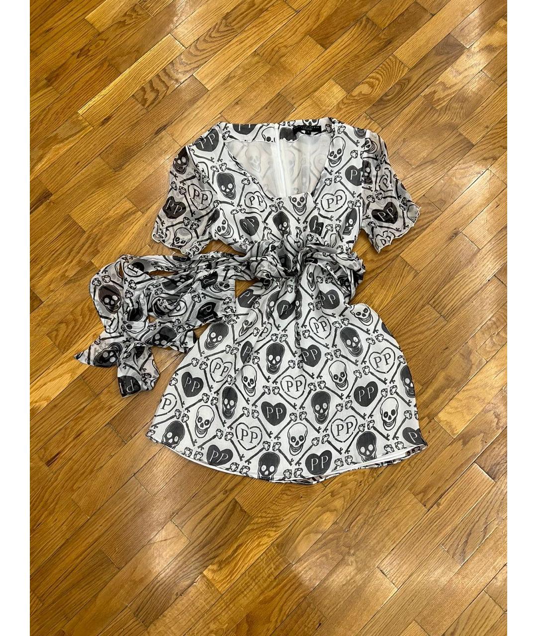 PHILIPP PLEIN Шелковое коктейльное платье, фото 8