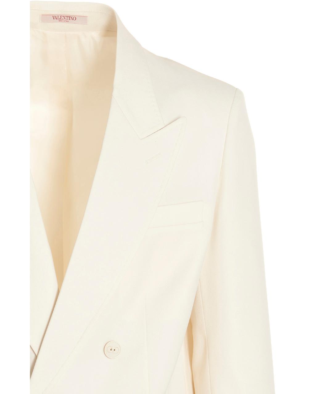 VALENTINO Белый шерстяной пиджак, фото 3