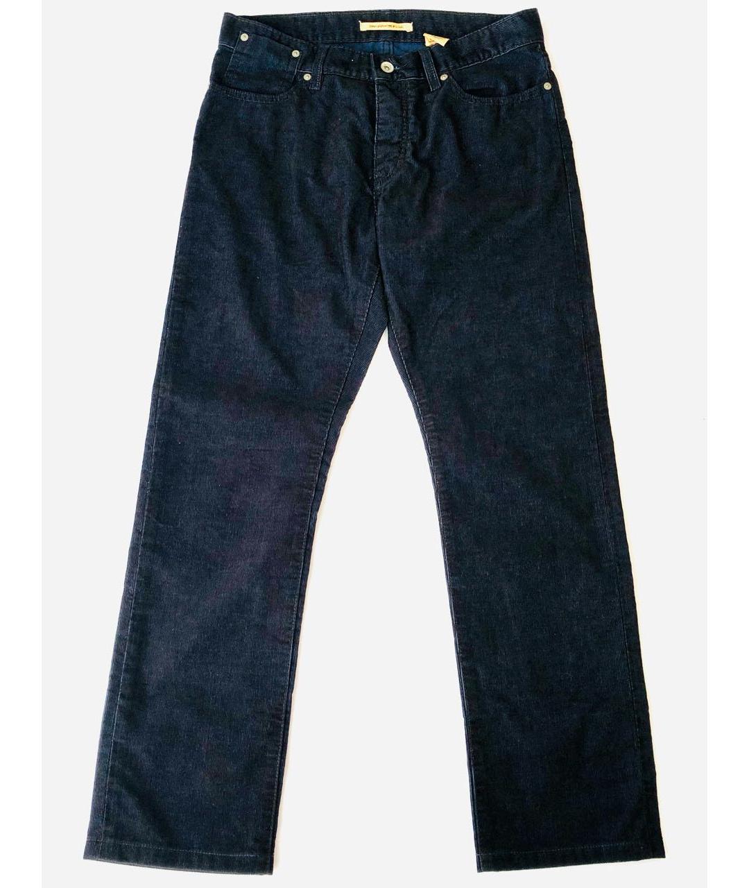JOHN VARVATOS Темно-синие хлопковые повседневные брюки, фото 7