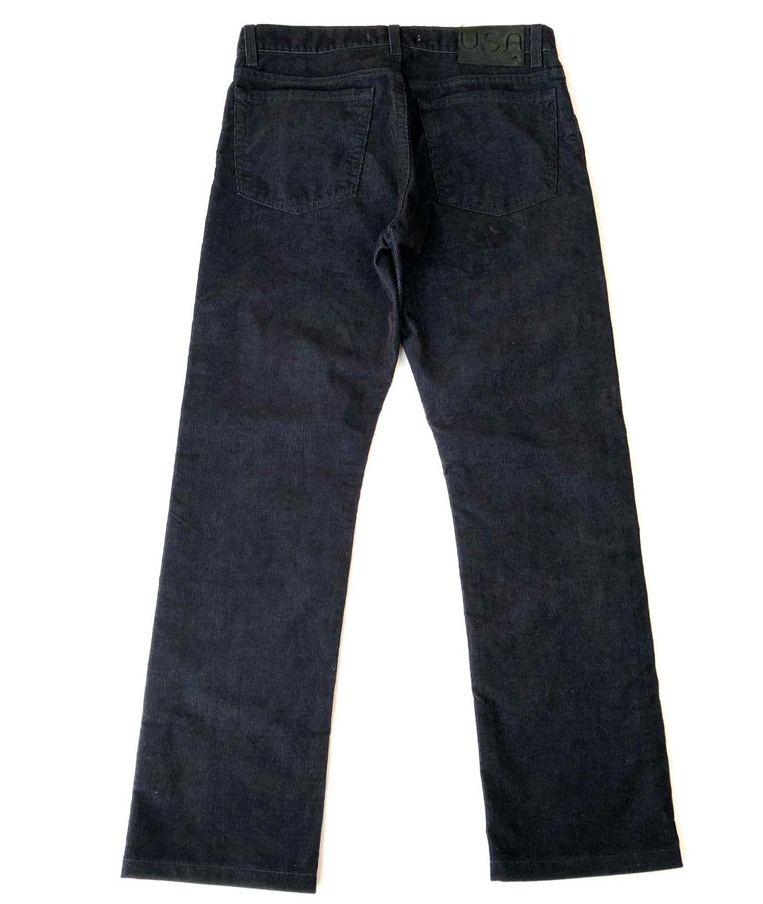 JOHN VARVATOS Темно-синие хлопковые повседневные брюки, фото 2