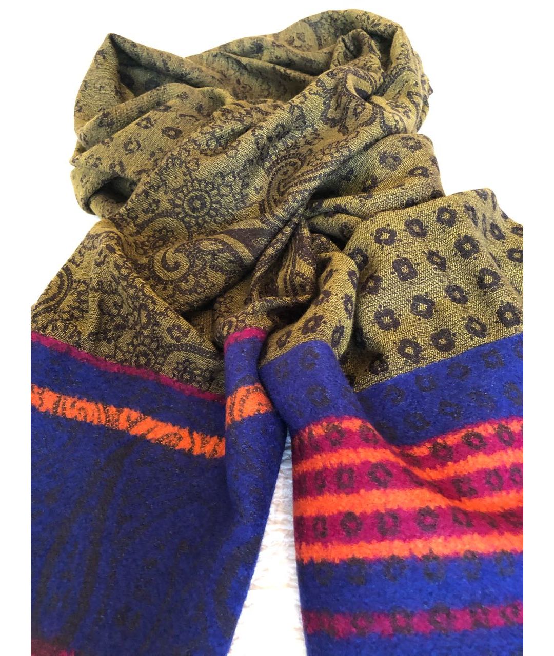 ETRO Мульти шерстяной шарф, фото 2