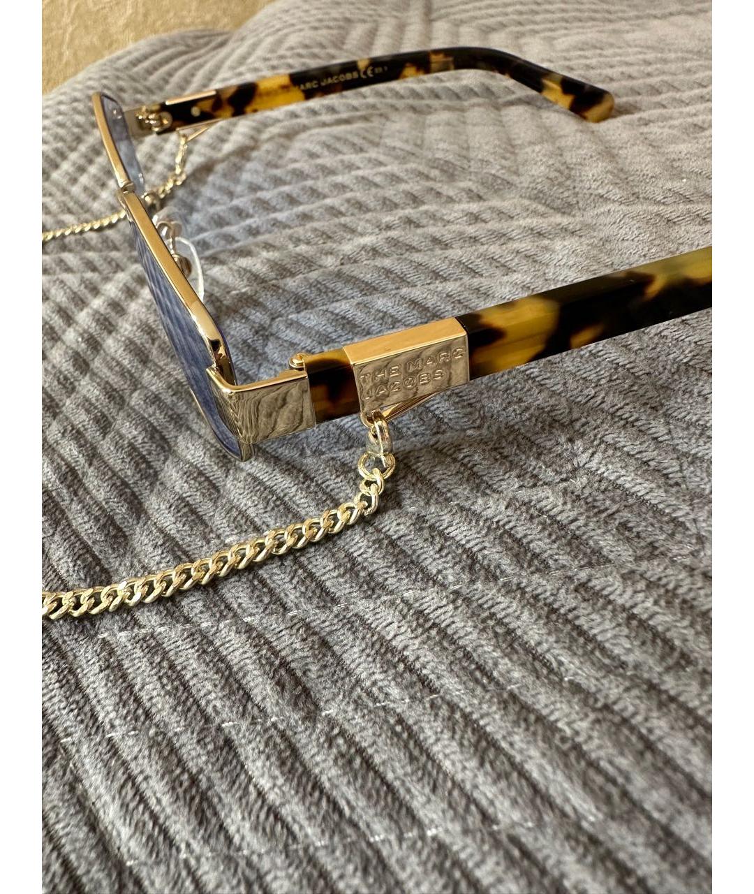 MARC JACOBS Голубые металлические солнцезащитные очки, фото 6