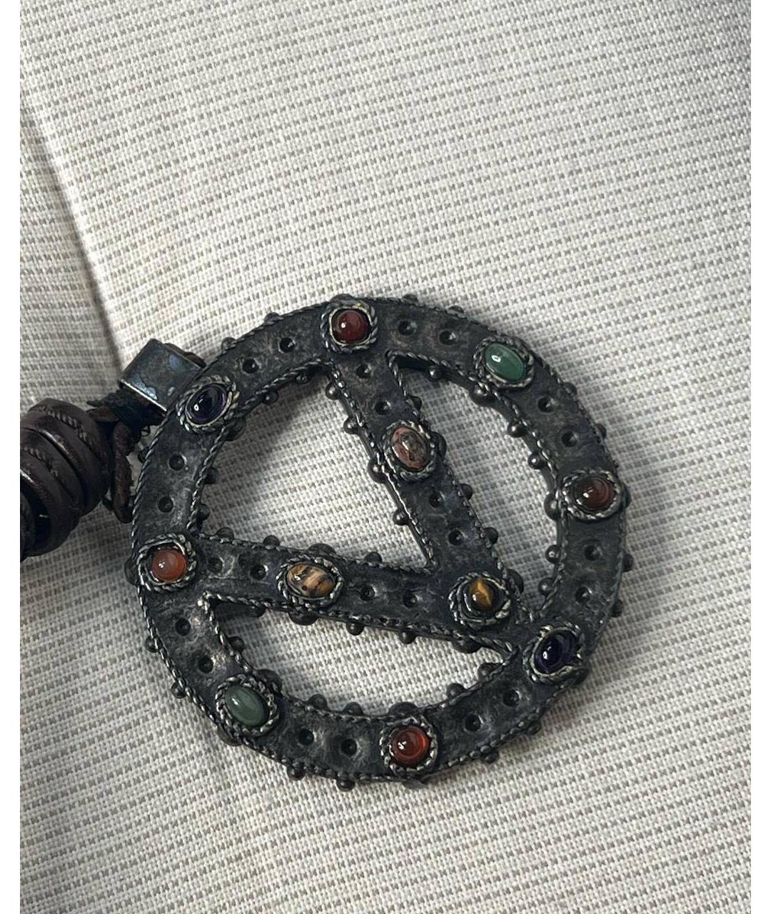 VALENTINO Коричневая сумка с короткими ручками, фото 3