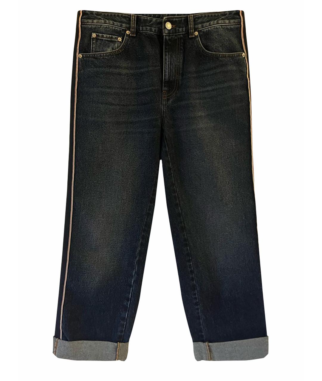 ALEXANDER MCQUEEN Темно-синие прямые джинсы, фото 1
