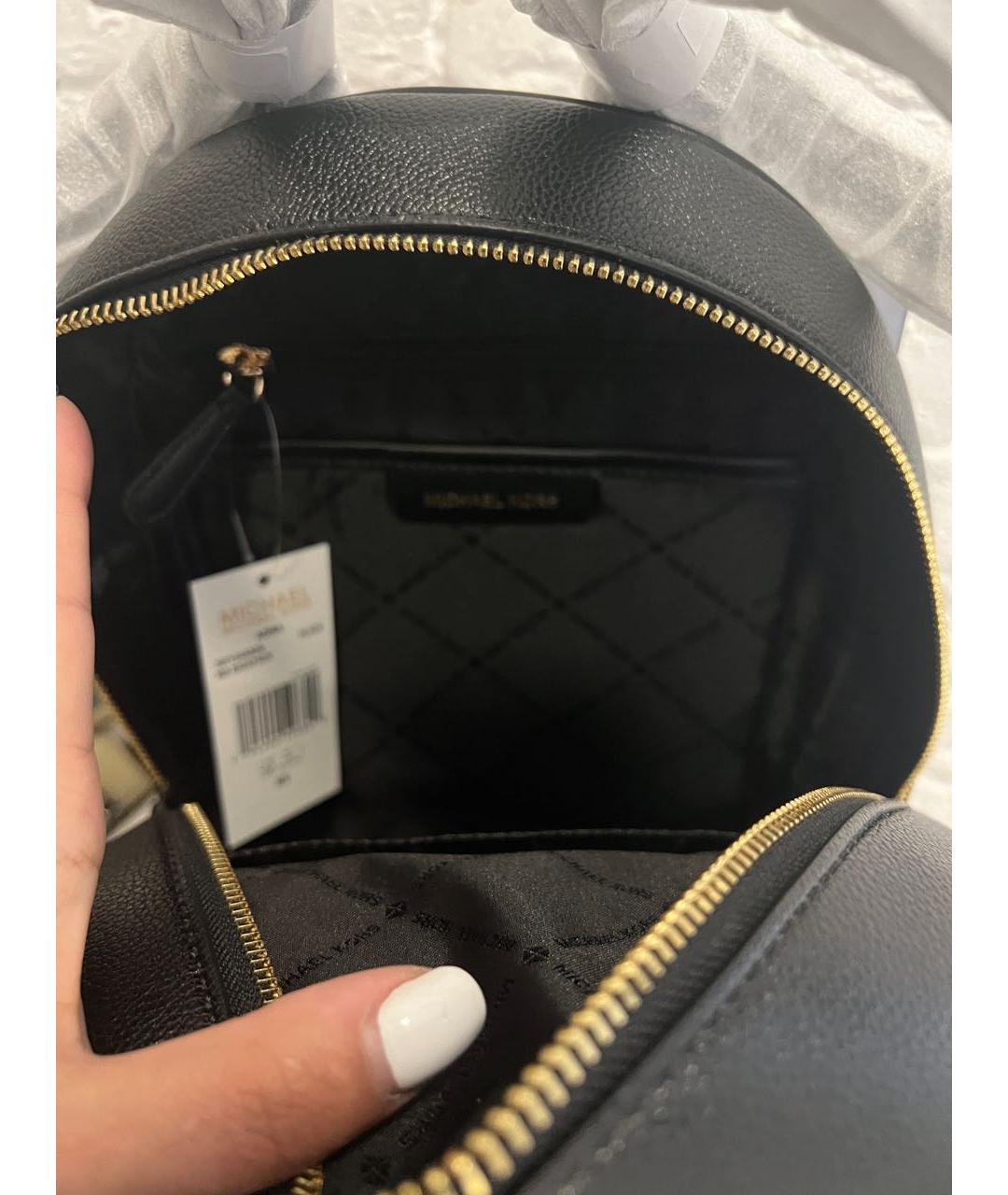 MICHAEL KORS Серый кожаный рюкзак, фото 5